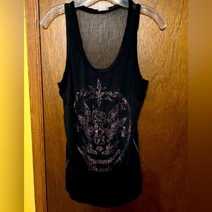 Harley Davidson women’s tank top. Size large. Black with graphics.